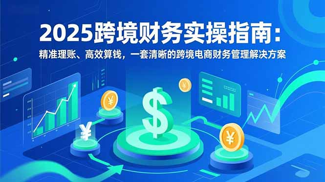 2025跨境财务实操指南:精准理账、高效算钱,一套清晰的跨境电商财务管理解决方案-云网创