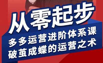 海神·拼多多运营进阶系统课(更新9月)-云网创