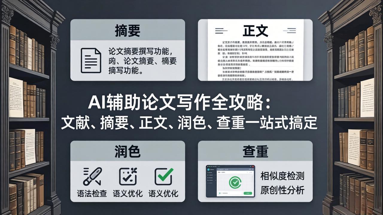 AI辅助论文写作全攻略:文献、摘要、正文、润色、查重一站式搞定-云网创