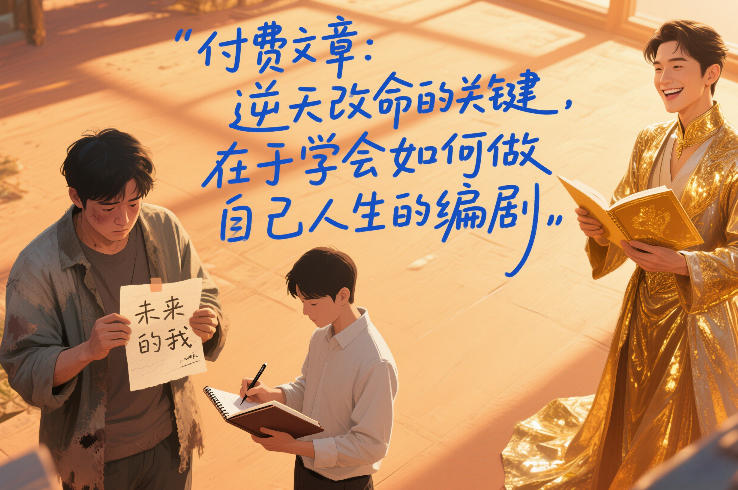 付费文章:逆天改命的关键,在于学会如何做自己人生的编剧-云网创