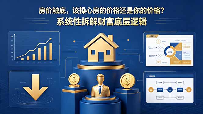付费文章:房价触底,该操心房的价格还是你的价格?系统性拆解财富底层逻辑-云网创