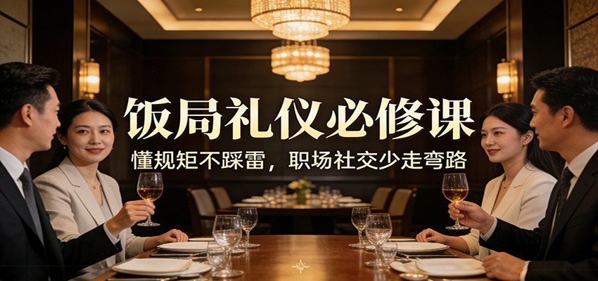 公众号收费文章:《饭局礼仪必修课:懂规矩不踩雷,职场社交少走弯路》-云网创