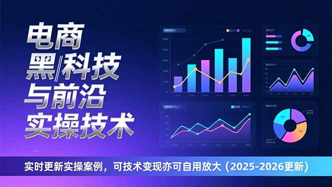 电商黑科技与前沿实操技术:实时更新实操案例,可技术变现亦可自用放大(2026更新-云网创