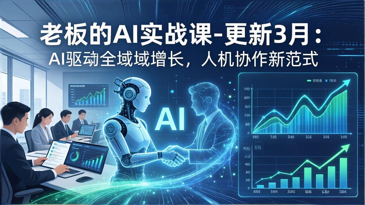 老板的AI实战课-更新3月:AI驱动全域增长,人机协作新范式,用AI提高企业效率、利润与竞争力-云网创