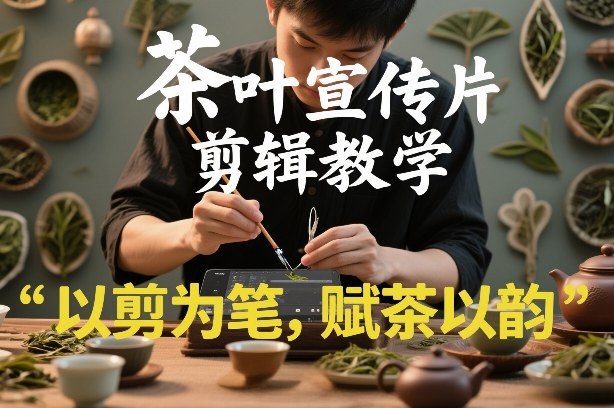 茶叶宣传片剪辑教学，以剪为笔，赋茶以韵，新手也能拍出高级感-云网创