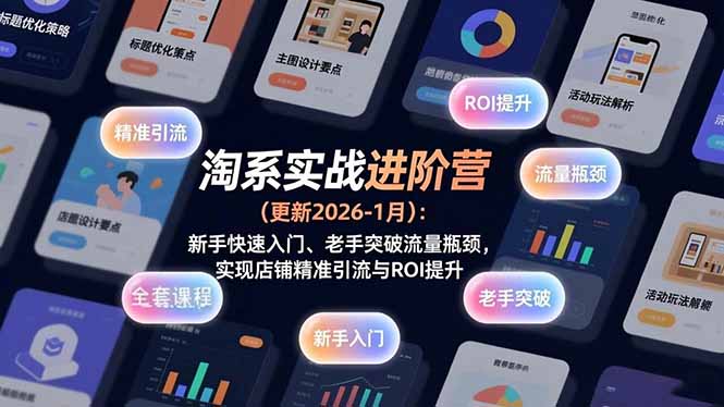 淘系实战进阶营(更新2026-1月-云网创