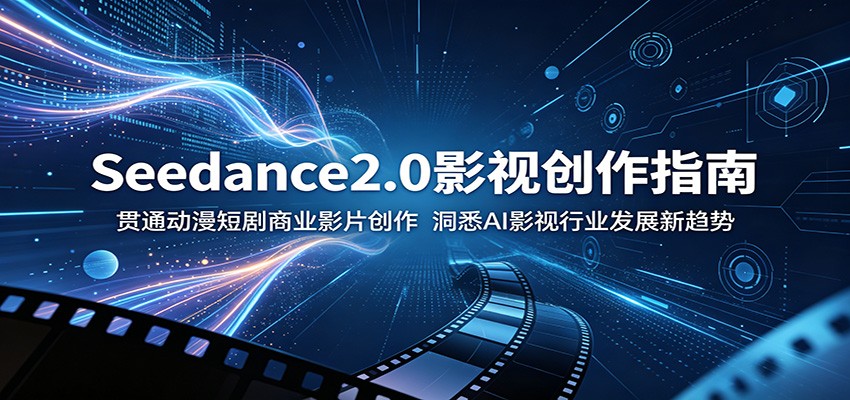 Seedance2.0影视创作指南：贯通动漫短剧商业影片创作，洞悉AI影视行业发展新趋势-云网创