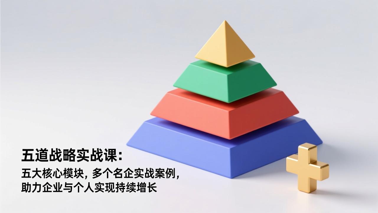 五道战略实战课：五大核心模块，多个名企实战案例，助力企业与个人实现持续增长-云网创