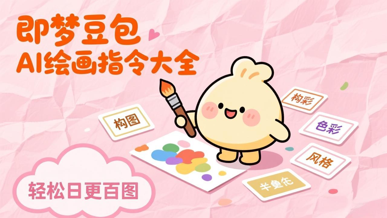 即梦豆包AI绘画指令大全:海量关键词库一键复制,出图效率提升10倍,轻松日更百图-云网创