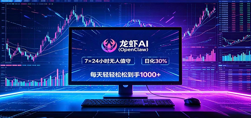龙虾AI(OpenClaw)全自动挂机，智能操控电脑高效执行任务，每天轻松到手四位数-云网创