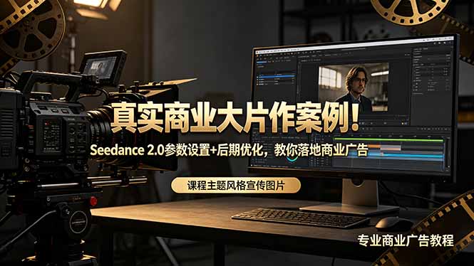 真实商业大片作案例!Seedance 2.0参数设置+后期优化,教你落地商业广告-云网创