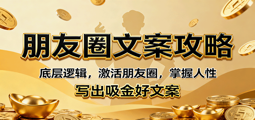 朋友圈文案攻略：底层逻辑，激活朋友圈，掌握人性，写出吸金好文案-云网创