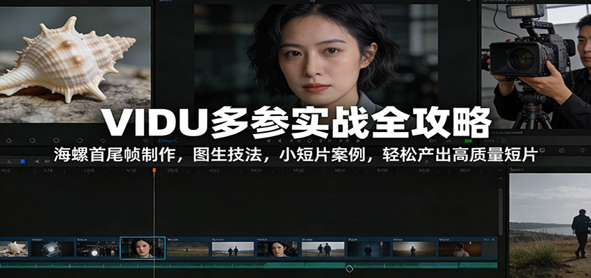 VIDU多参实战全攻略：海螺首尾帧制作，图生技法，小短片案例，轻松产出高质量短片-云网创