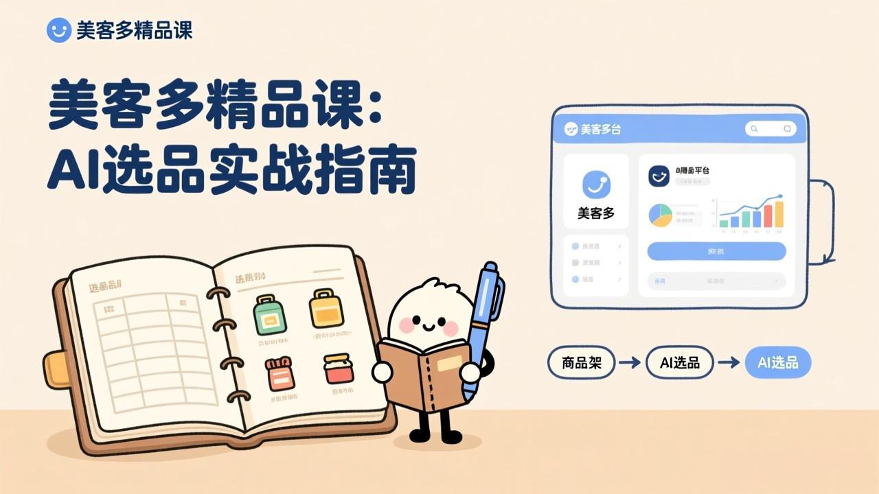 AI+美客多精品课,工具实操、数据选品、AI优化,新手也能快速上手,月入5000+美元-云网创