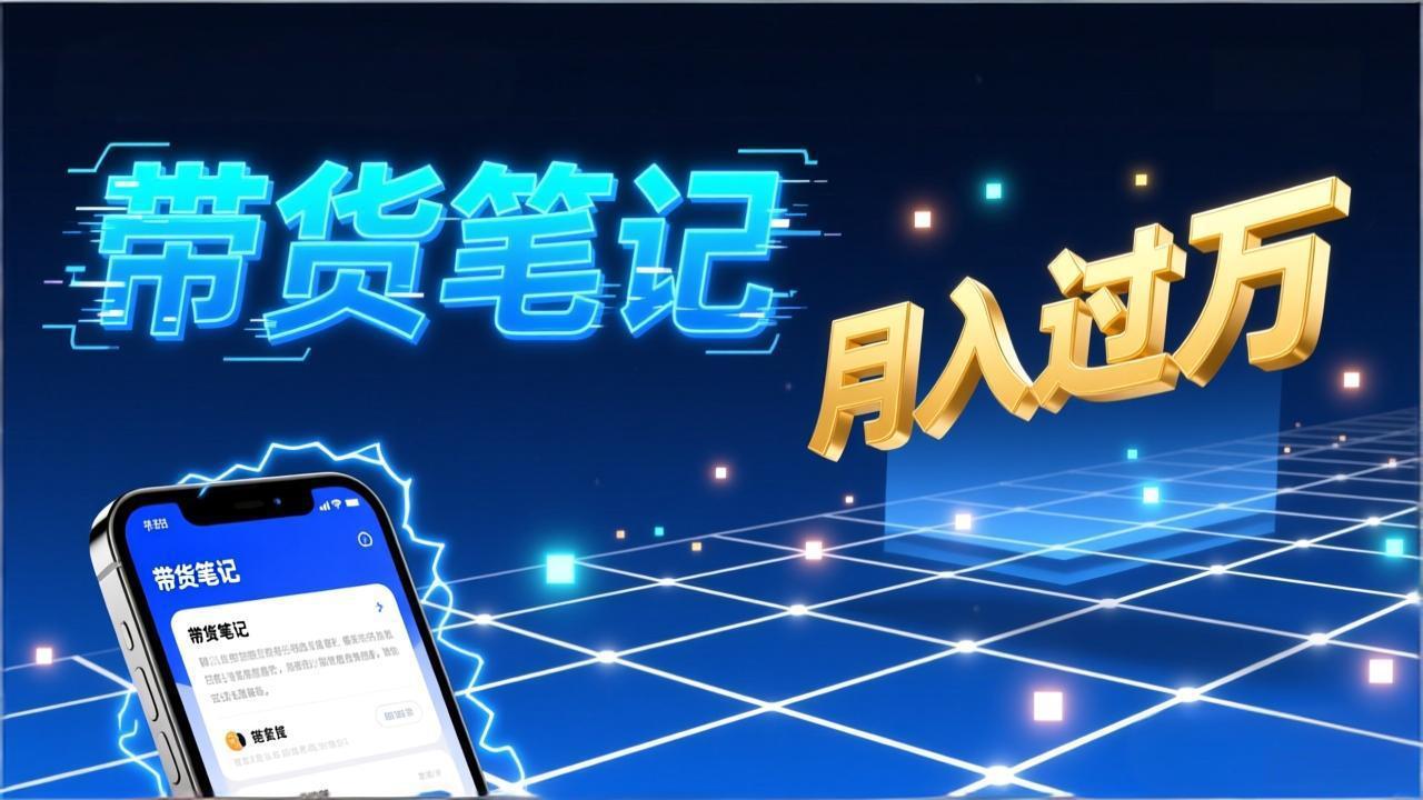 小红书爆款笔记带货实战:拆解封面标题正文全要素,手把手教你单篇笔记带货月入过万-云网创