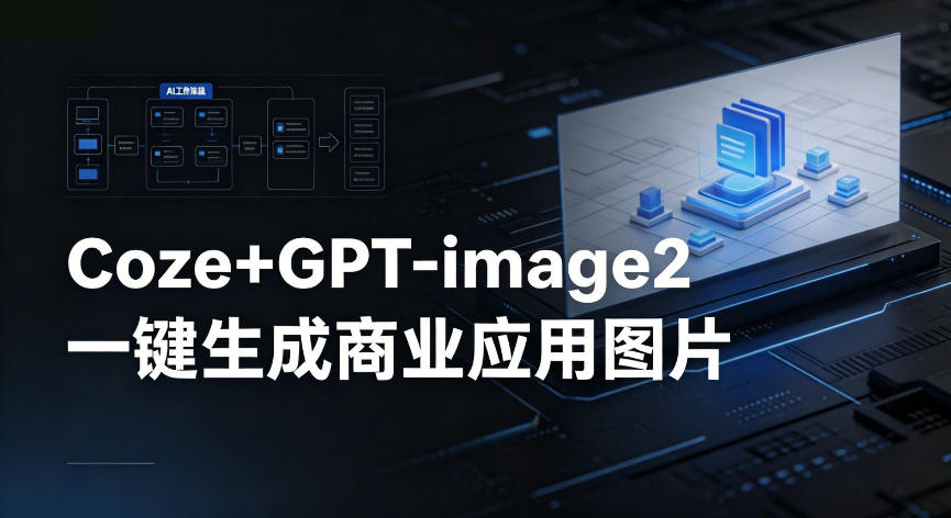【Coze工作流搭建实操教程】coze+GPT-image2一键生成商业应用图片，全流程保姆级教学-云网创