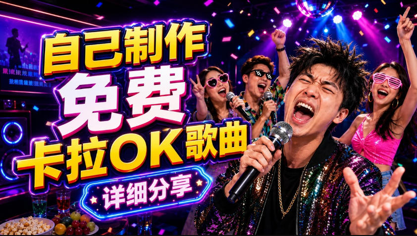 零基础AI制作免费卡拉OK视频教程,从歌曲生成、音轨分离到字幕制作、视频导出,手把手教学-云网创