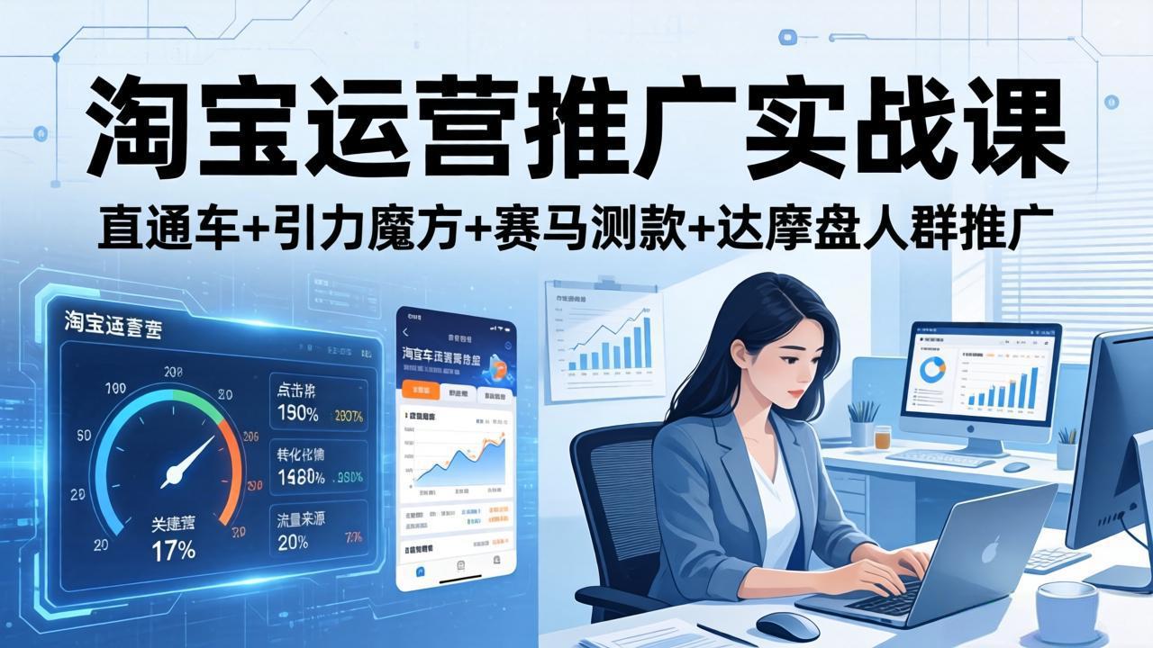 淘宝运营推广实战课(更新26年3月-云网创