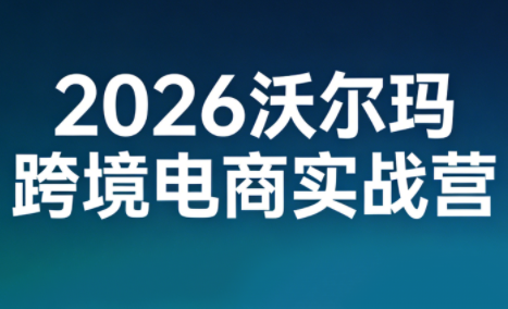 2026沃尔玛跨境电商实战营-云网创