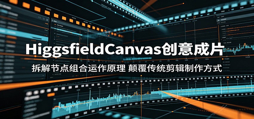 HiggsfieldCanvas创意成片：拆解节点组合运作原理，颠覆传统剪辑制作方式-云网创