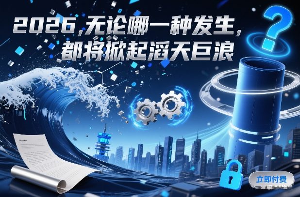 付费文章:2026,无论哪一种发生,都将掀起滔天巨浪-云网创
