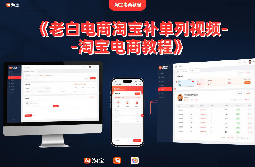 老白电商淘宝补单系列视频-淘宝电商教程-云网创