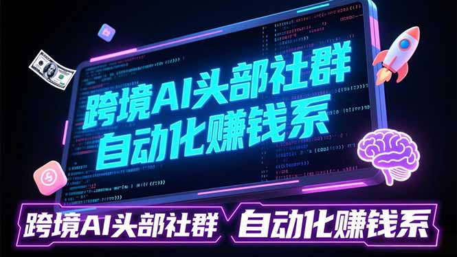 跨境AI头部社群前沿精选:聚焦可落地的AI实战经验,快速构建你的自动化赚钱系-云网创