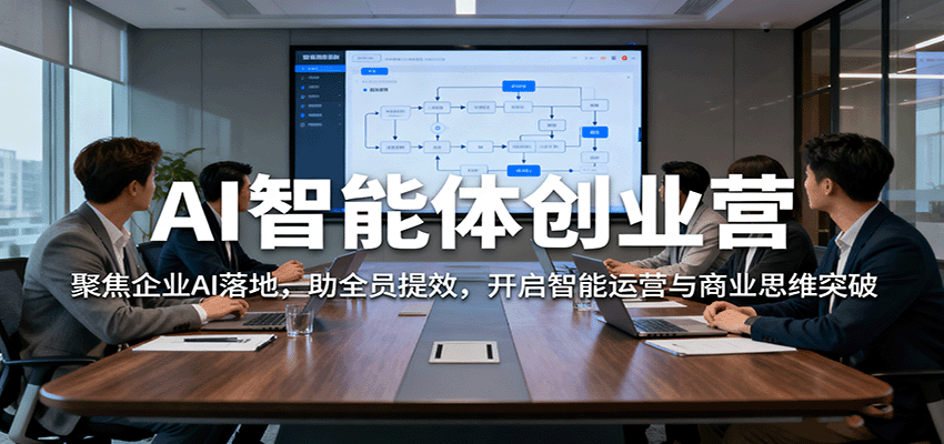 AI智能体创业营：聚焦企业AI落地，助全员提效，开启智能运营与商业思维突破-云网创