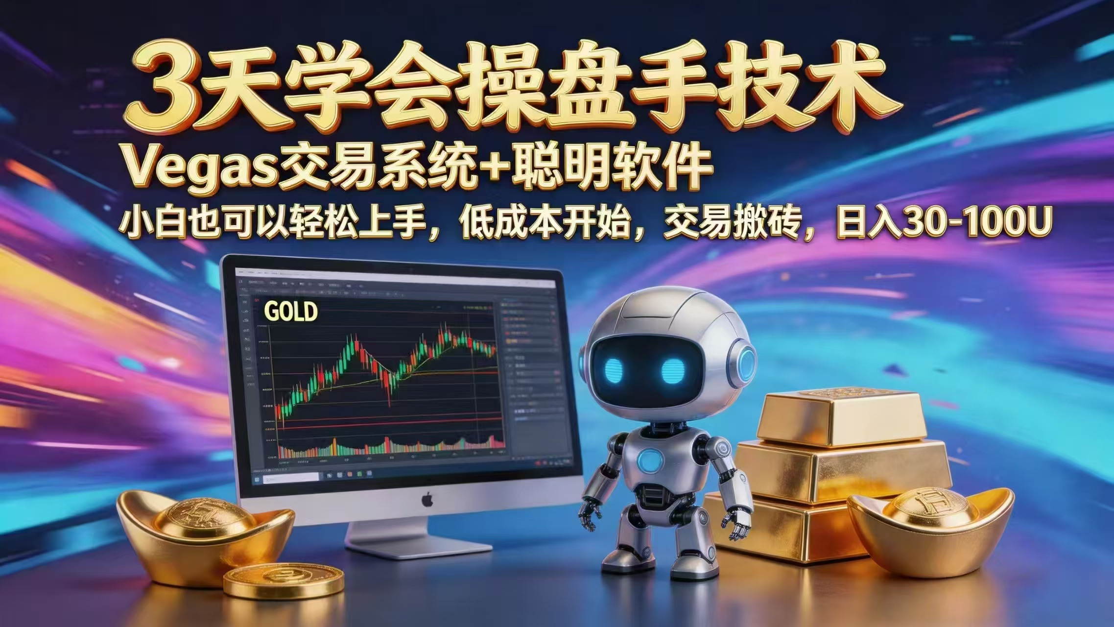 三天学会操盘手技术,vegas技术+聪明软件,小白也可以轻松上手,日入1000+-云网创