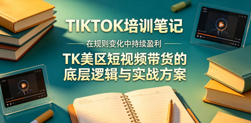 视界跨境TIKTOK4月17培训笔记，在规则变化中持续盈利，TK美区短视频带货的底层逻辑与实战方案【文档】-云网创