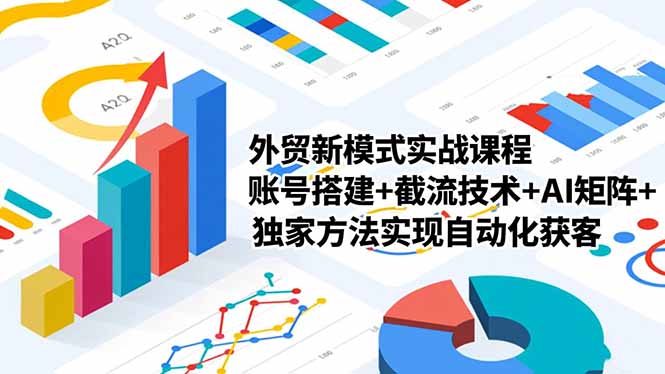 外贸新模式实战课程-更新2月,账号搭建+截流技术+AI矩阵+独家方法实现自动化获客-云网创