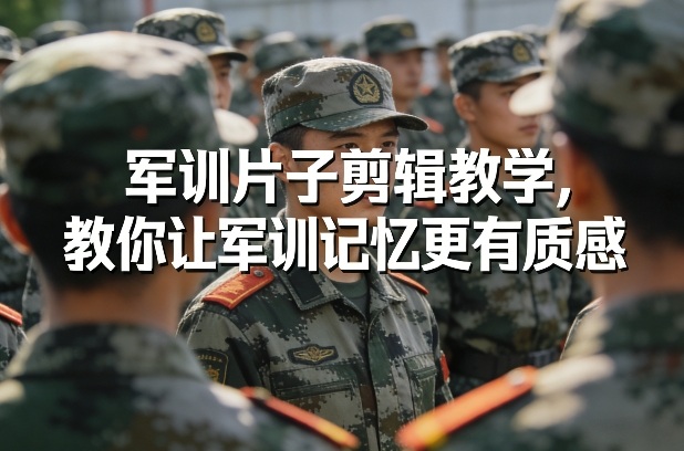 军训片子剪辑教学，教你让军训记忆更有质感-云网创
