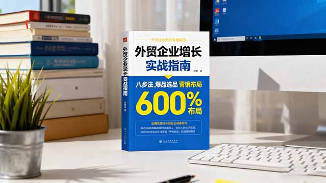 外贸企业增长实战指南，八步法、爆品选品、营销布局，业绩增长300%-云网创