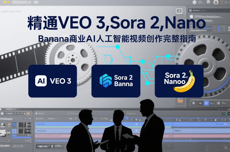 精通VEO 3，Sora 2，Nano Banana商业AI人工智能视频创作完整指南-云网创