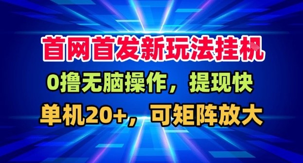 全网首发挂G,盒子自动賺米,单机20+,可矩阵放大,长期稳定运营【揭秘】-云网创
