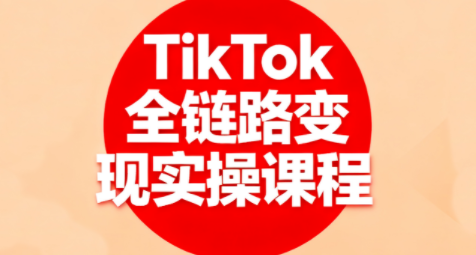 小杨老师·TikTok全链路变现实操课程-云网创