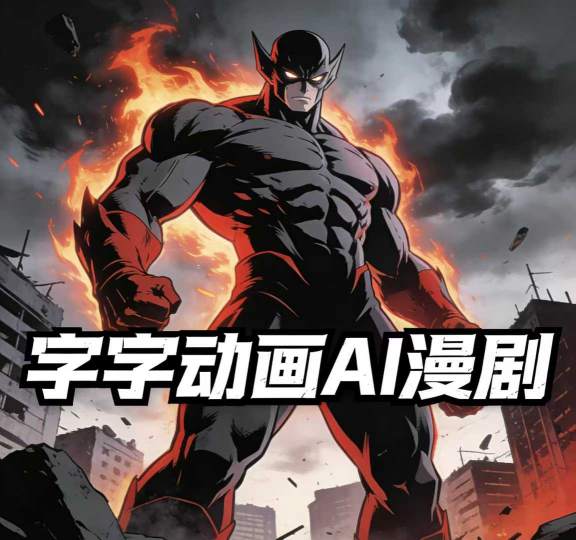 字字动画AI漫剧2026年第1期系统课程，小白看完就能学会实操的漫剧课，单人月收1-3W-云网创