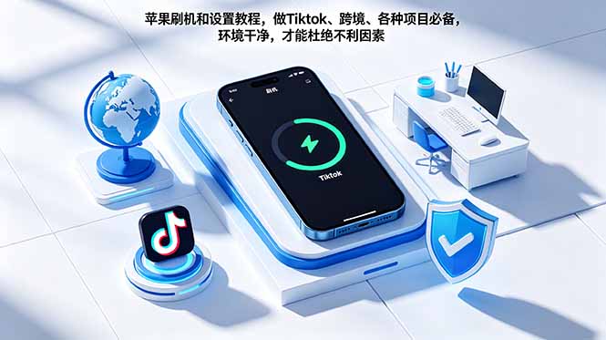 苹果刷机和设置教程,做Tiktok、跨境、各种项目必备,环境干净,才能杜绝不利因素-云网创