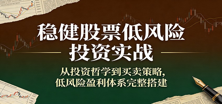 稳健股票低风险投资实战：从投资哲学到买卖策略，低风险盈利体系完整搭建-云网创