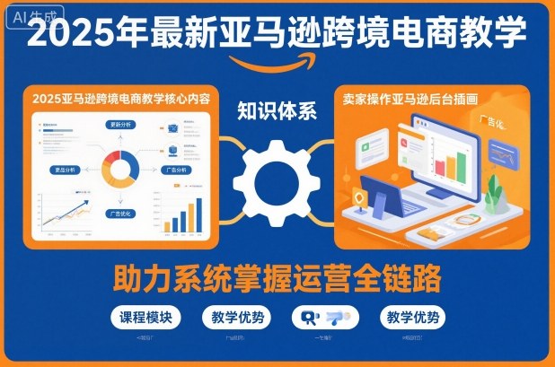 2025年最新亚马逊跨境电商教学，助力卖家系统掌握亚马逊运营全链路知识-云网创