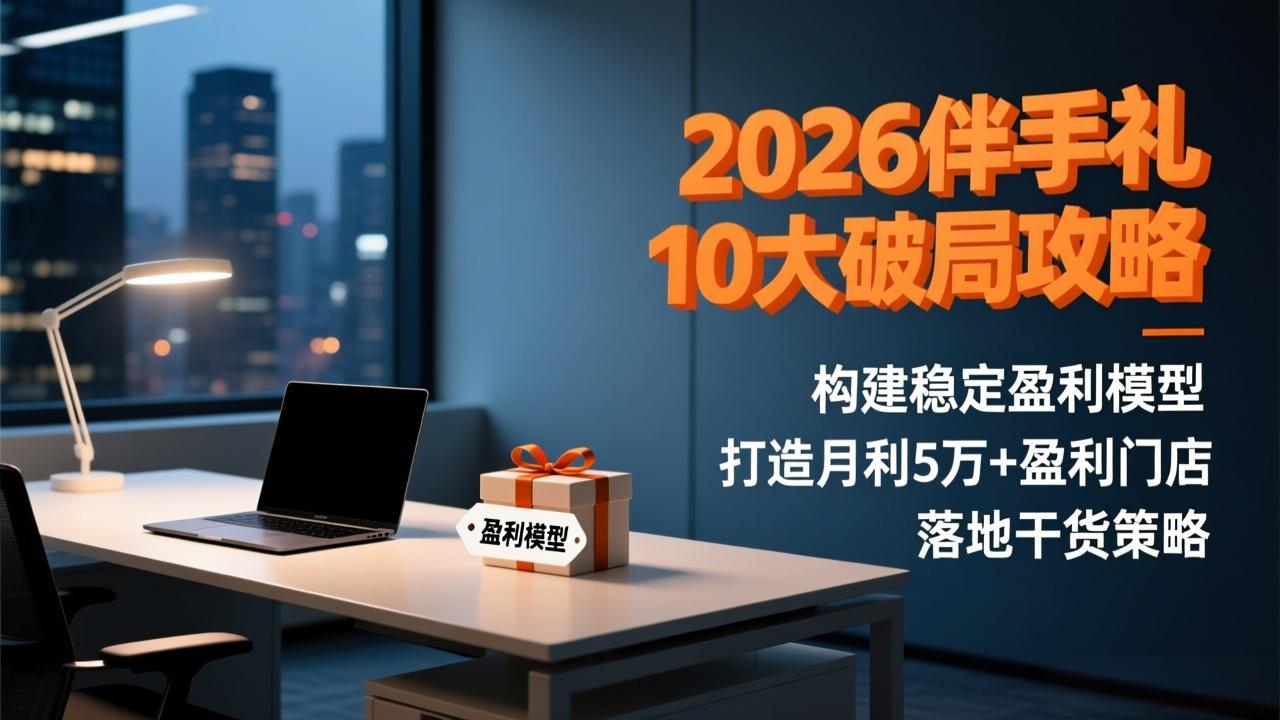 2026伴手礼10大破局攻略:构建稳定盈利模型,打造月利5万+盈利门店,落地干货策略-云网创
