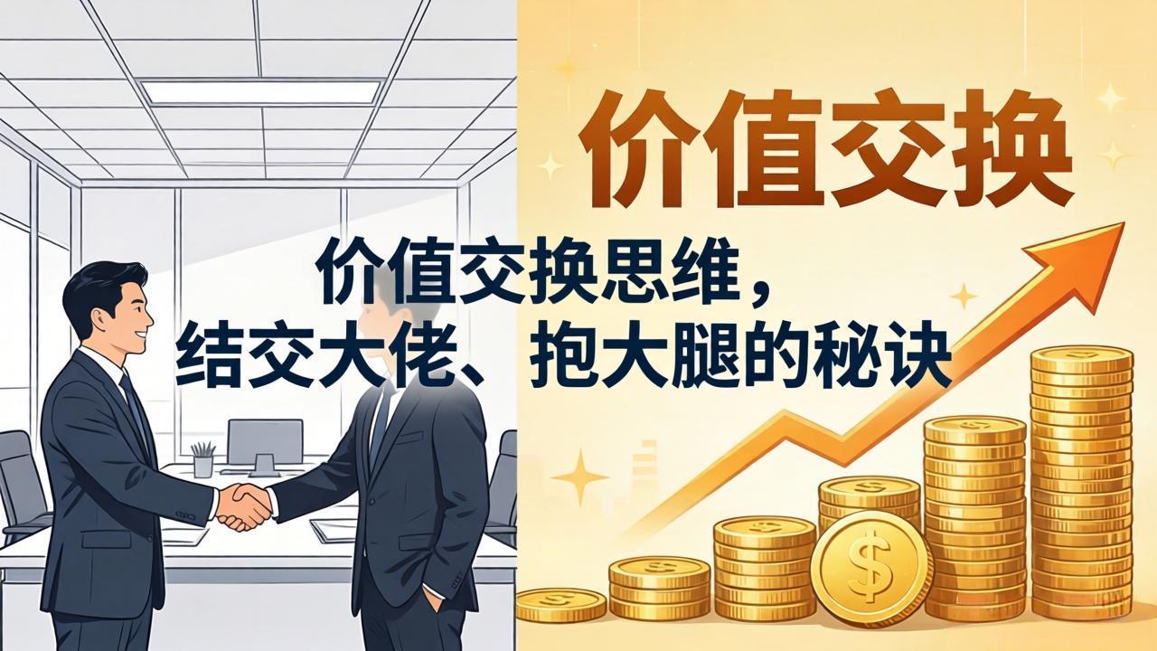 某付费文章:价值交换思维,结交大佬、抱大腿的秘诀-云网创