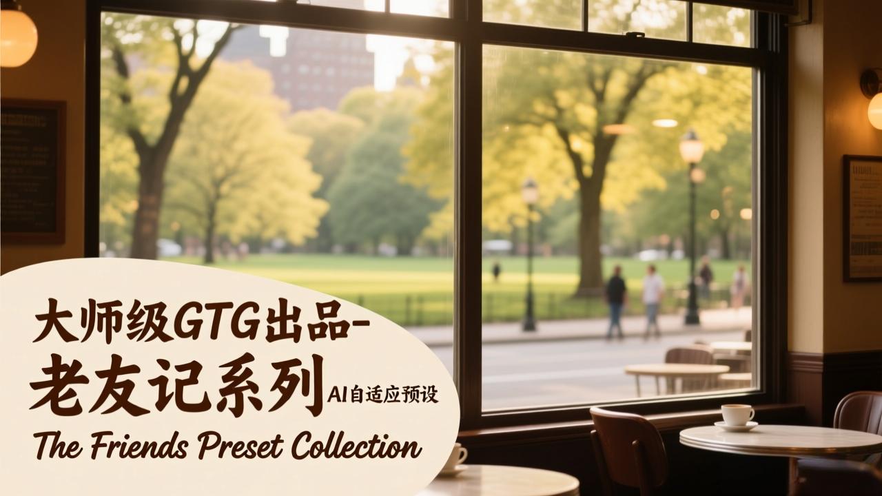 大师级GTG出品-老友记系列AI自适应预设The Friends Preset Collection-云网创
